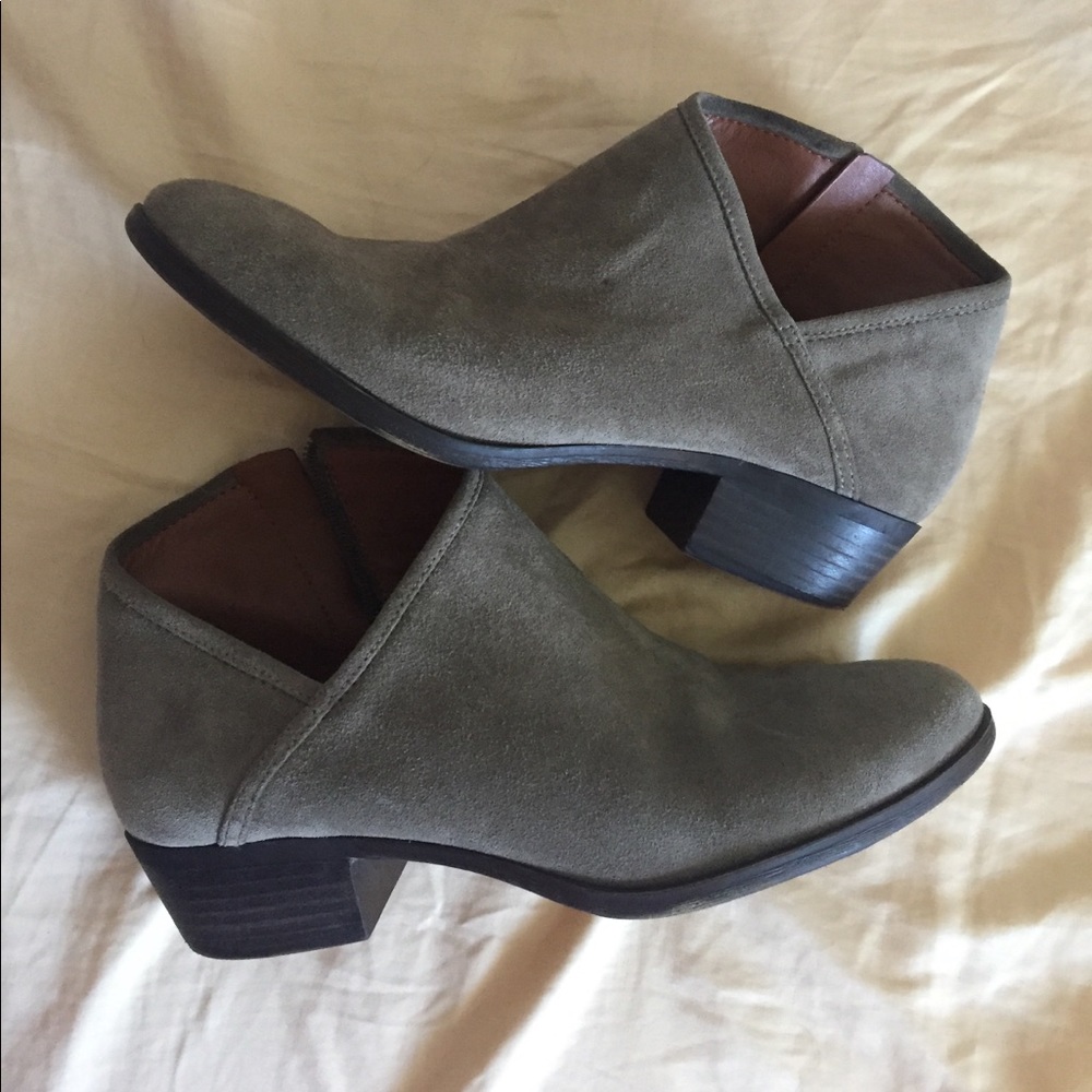 Lucky Brand suede booties